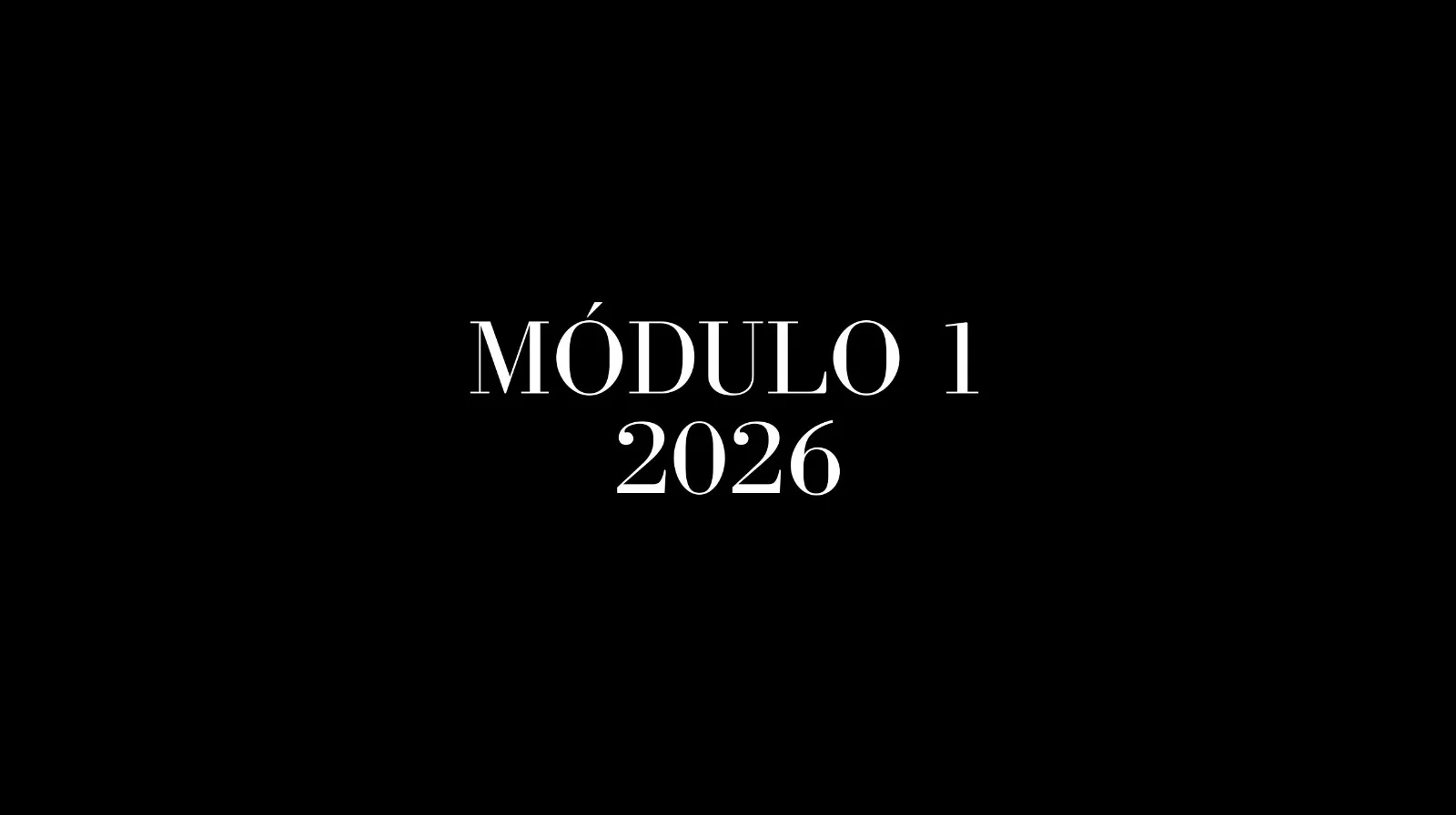 EBB Módulo 1 — 2026