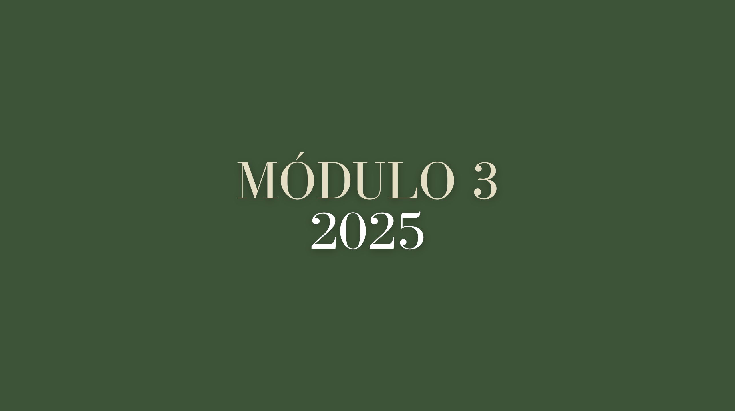 EBB Módulo 3 - 2025