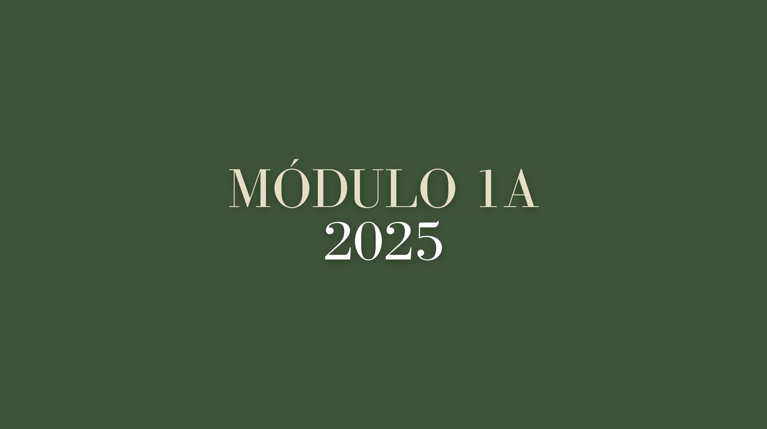 EBB Módulo 1 A - 2025