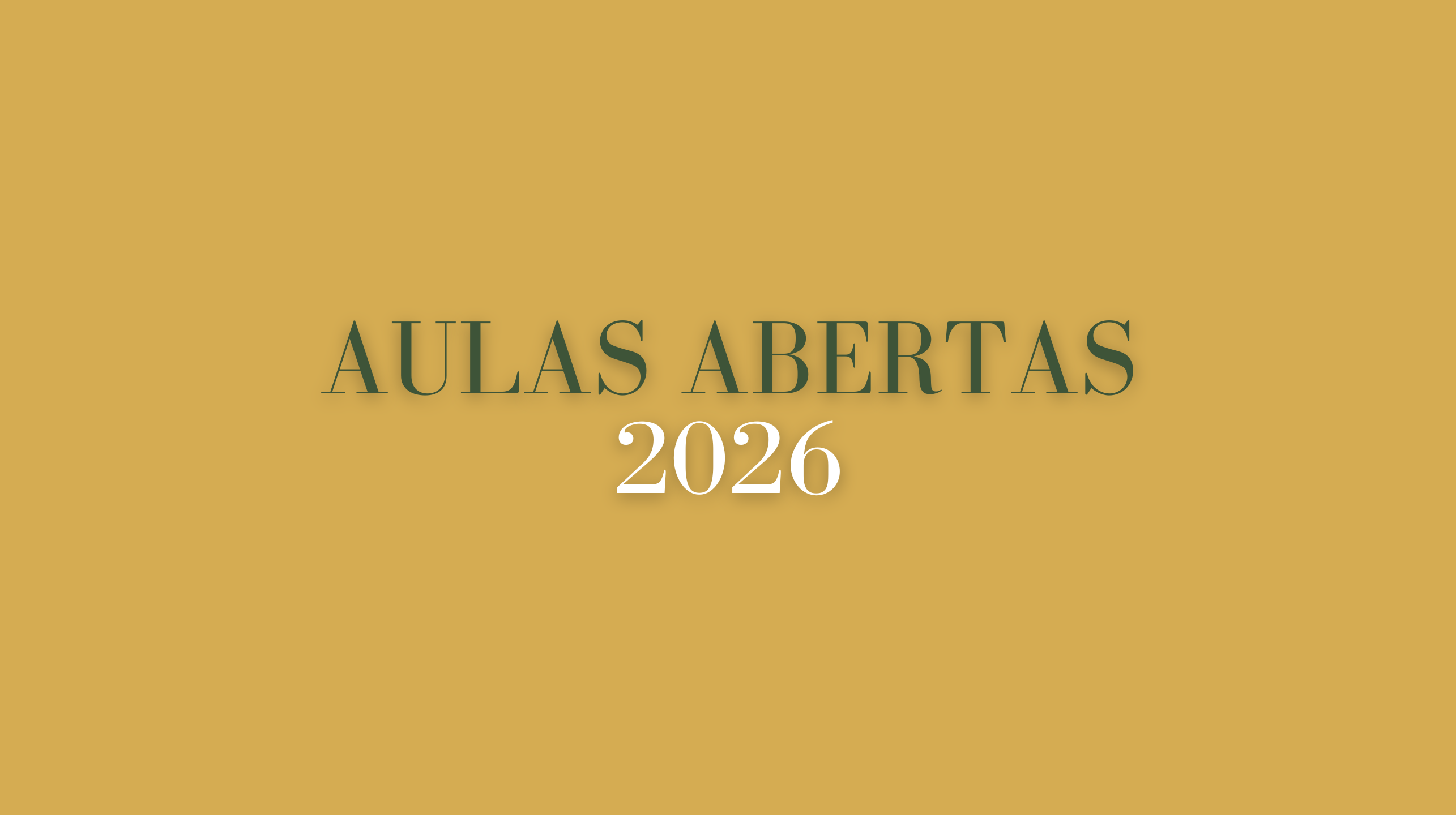 Aulas Abertas 2026